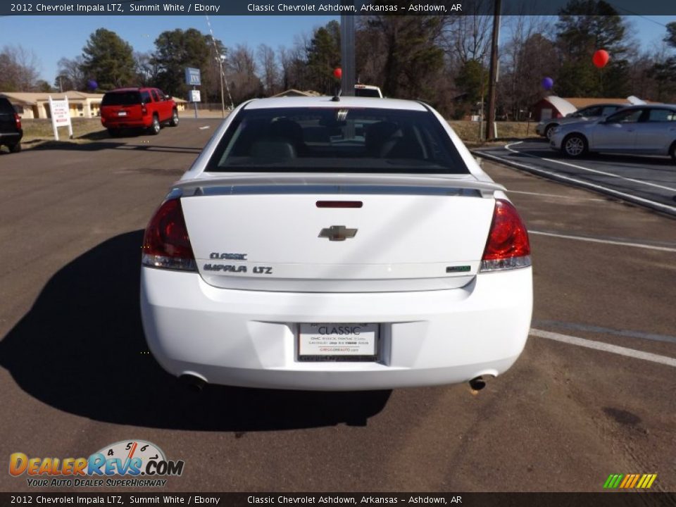 2012 Chevrolet Impala LTZ Summit White / Ebony Photo #4