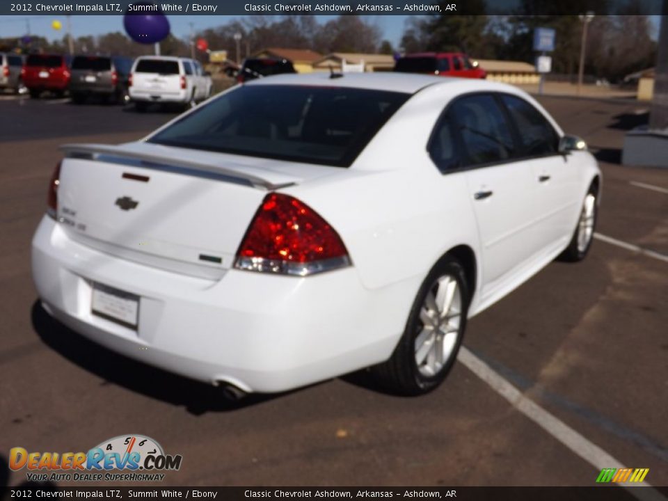 2012 Chevrolet Impala LTZ Summit White / Ebony Photo #5