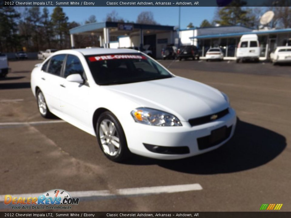 2012 Chevrolet Impala LTZ Summit White / Ebony Photo #7