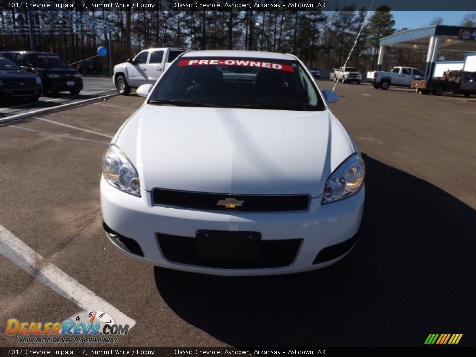 2012 Chevrolet Impala LTZ Summit White / Ebony Photo #8