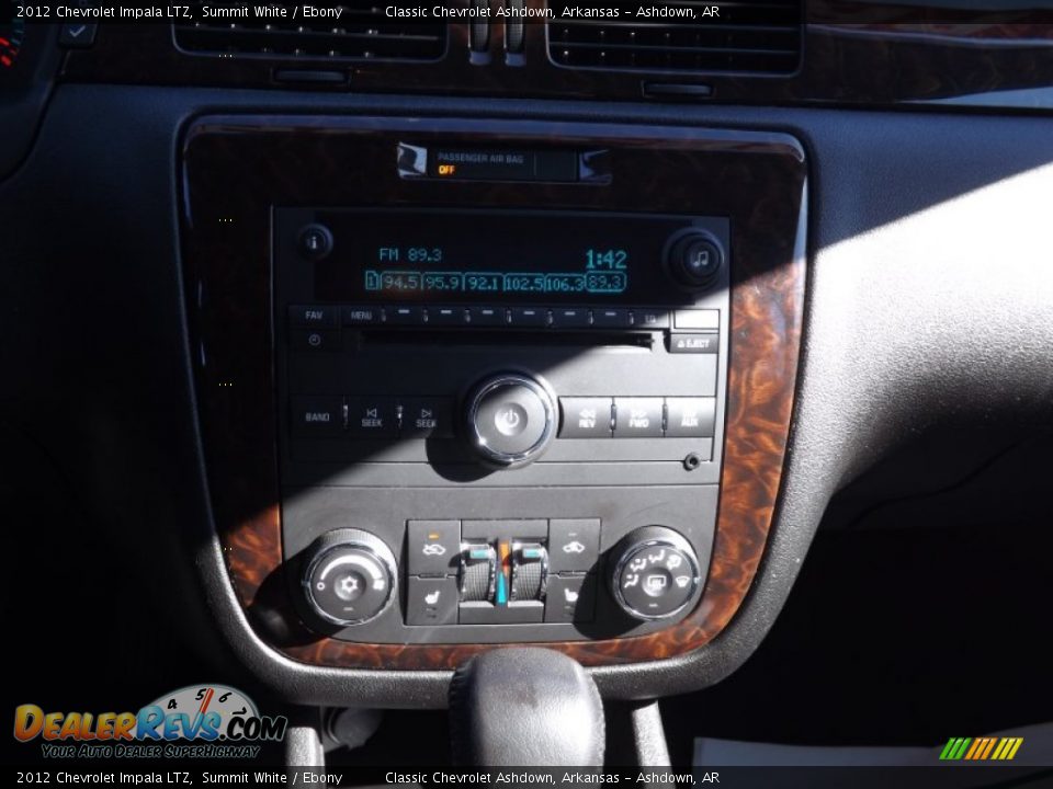 2012 Chevrolet Impala LTZ Summit White / Ebony Photo #16