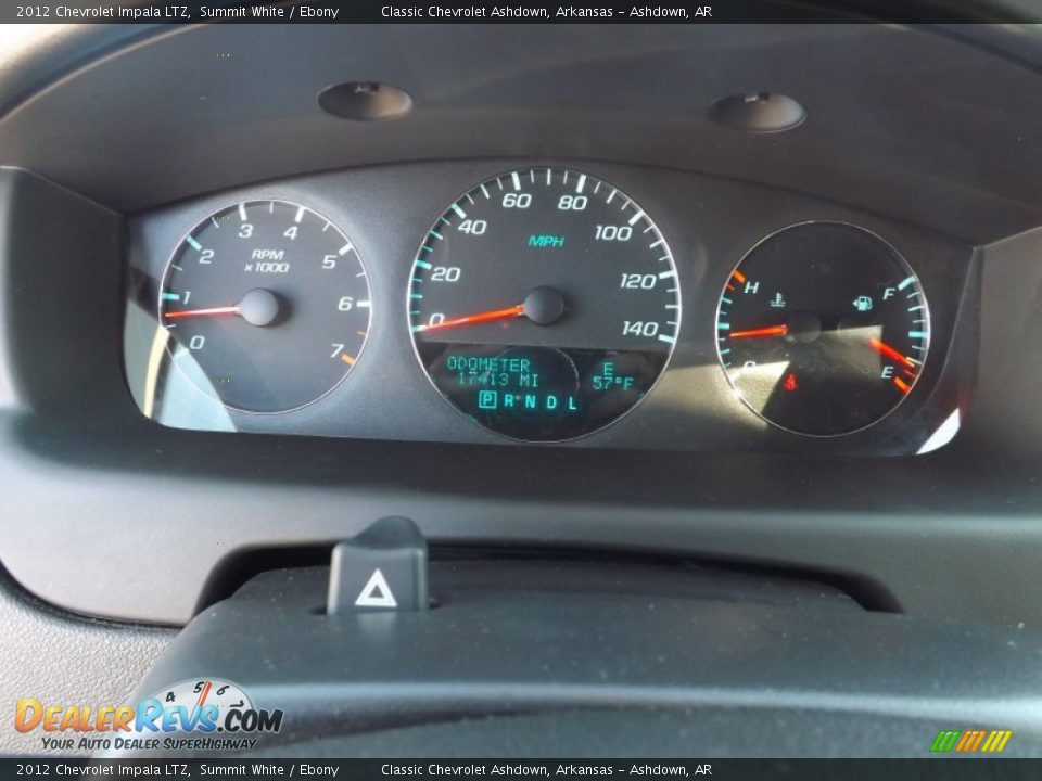 2012 Chevrolet Impala LTZ Summit White / Ebony Photo #24