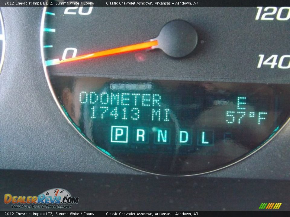 2012 Chevrolet Impala LTZ Summit White / Ebony Photo #25