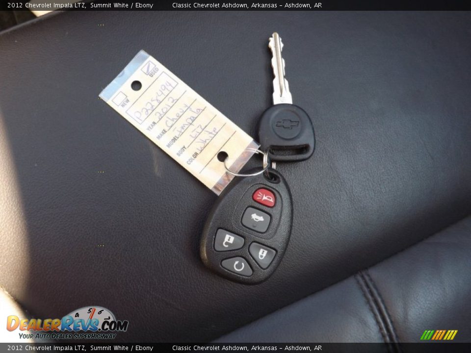 2012 Chevrolet Impala LTZ Summit White / Ebony Photo #36