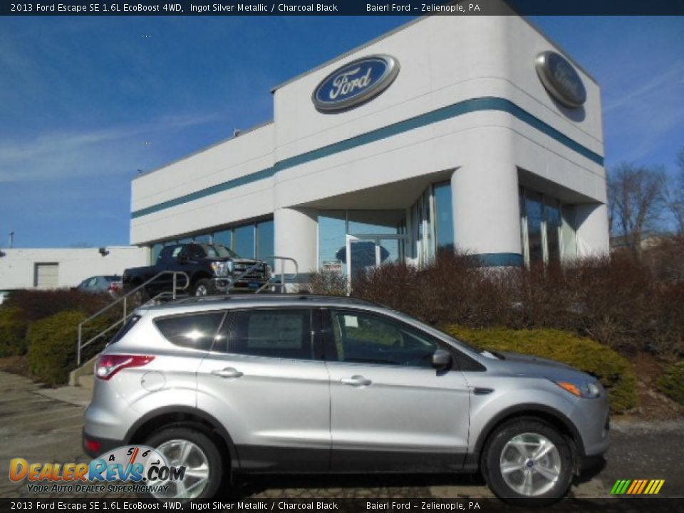 2013 Ford Escape SE 1.6L EcoBoost 4WD Ingot Silver Metallic / Charcoal Black Photo #1