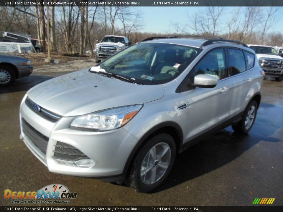 2013 Ford Escape SE 1.6L EcoBoost 4WD Ingot Silver Metallic / Charcoal Black Photo #4