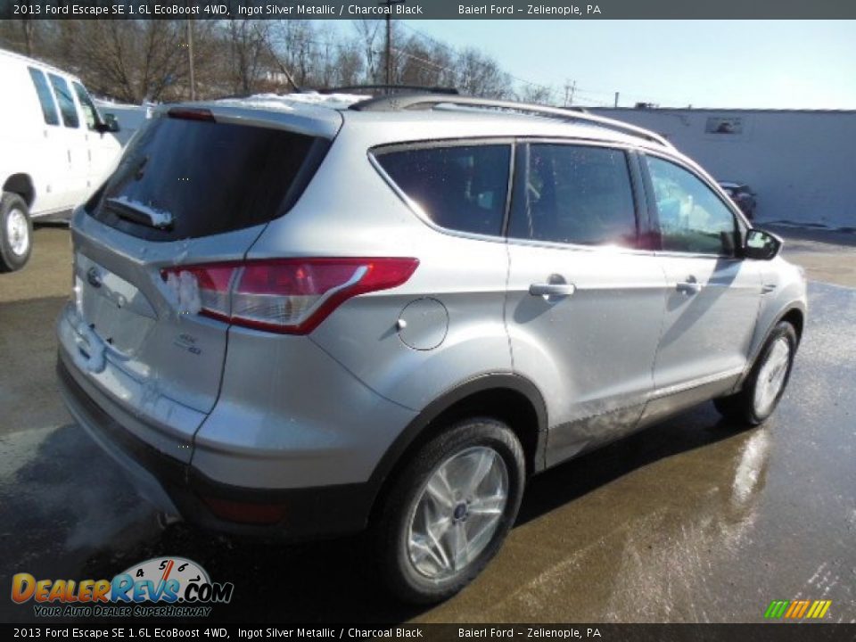 2013 Ford Escape SE 1.6L EcoBoost 4WD Ingot Silver Metallic / Charcoal Black Photo #8