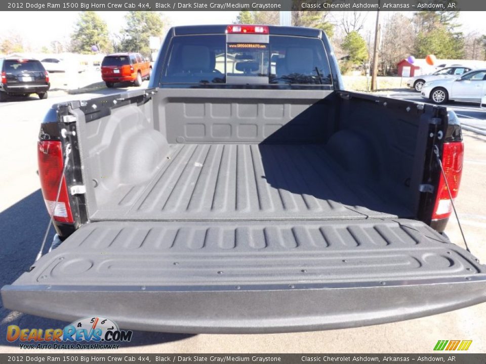 2012 Dodge Ram 1500 Big Horn Crew Cab 4x4 Black / Dark Slate Gray/Medium Graystone Photo #15
