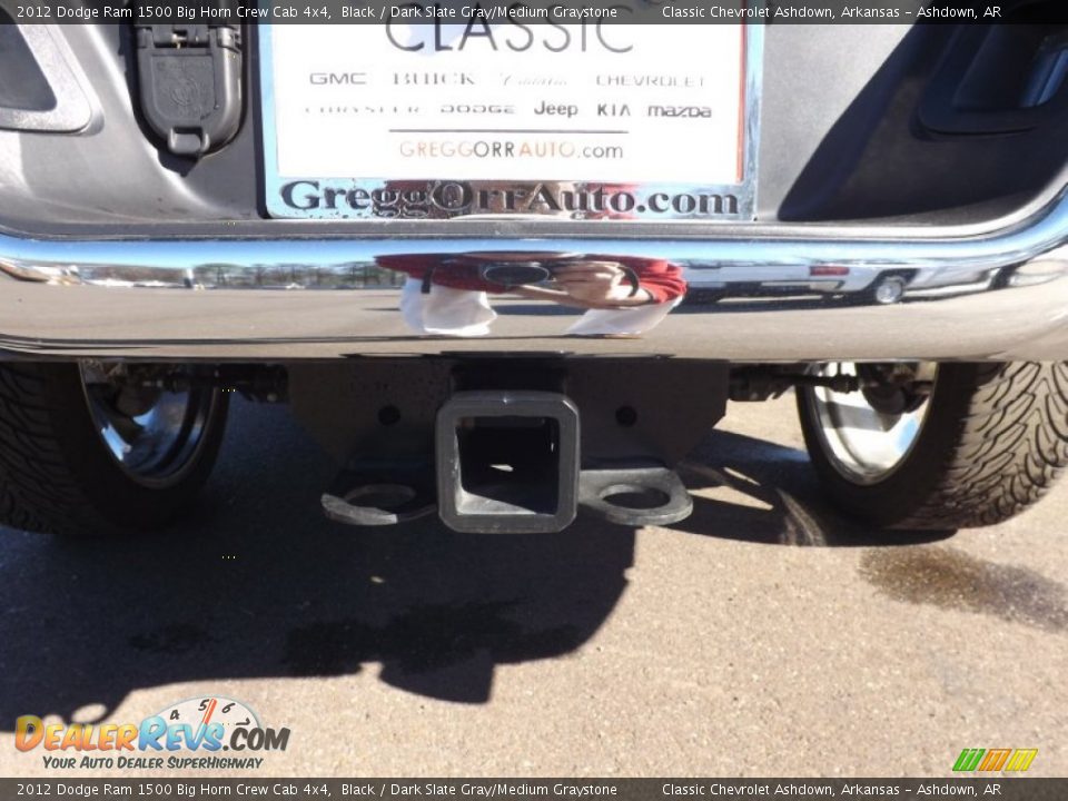 2012 Dodge Ram 1500 Big Horn Crew Cab 4x4 Black / Dark Slate Gray/Medium Graystone Photo #17