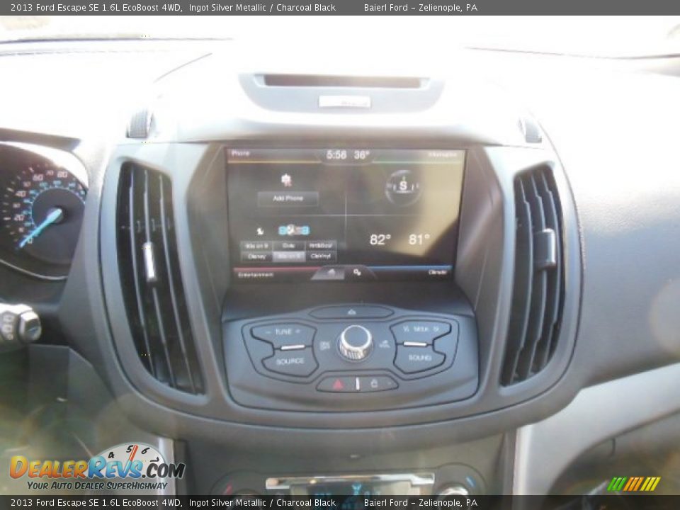 2013 Ford Escape SE 1.6L EcoBoost 4WD Ingot Silver Metallic / Charcoal Black Photo #16