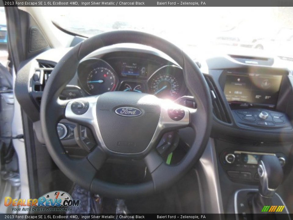 2013 Ford Escape SE 1.6L EcoBoost 4WD Ingot Silver Metallic / Charcoal Black Photo #18