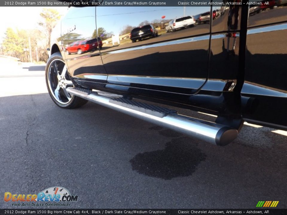 2012 Dodge Ram 1500 Big Horn Crew Cab 4x4 Black / Dark Slate Gray/Medium Graystone Photo #20