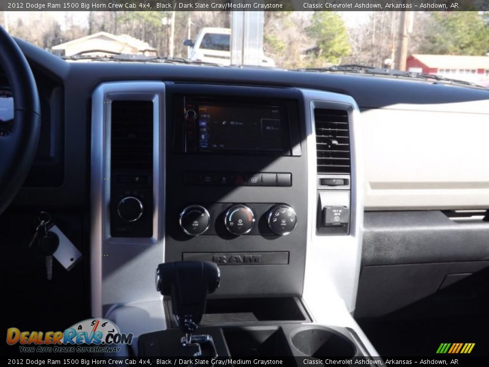 2012 Dodge Ram 1500 Big Horn Crew Cab 4x4 Black / Dark Slate Gray/Medium Graystone Photo #21