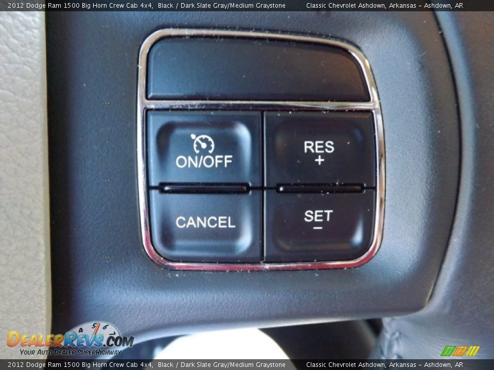 2012 Dodge Ram 1500 Big Horn Crew Cab 4x4 Black / Dark Slate Gray/Medium Graystone Photo #23
