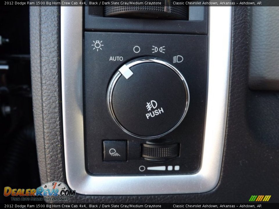 2012 Dodge Ram 1500 Big Horn Crew Cab 4x4 Black / Dark Slate Gray/Medium Graystone Photo #26
