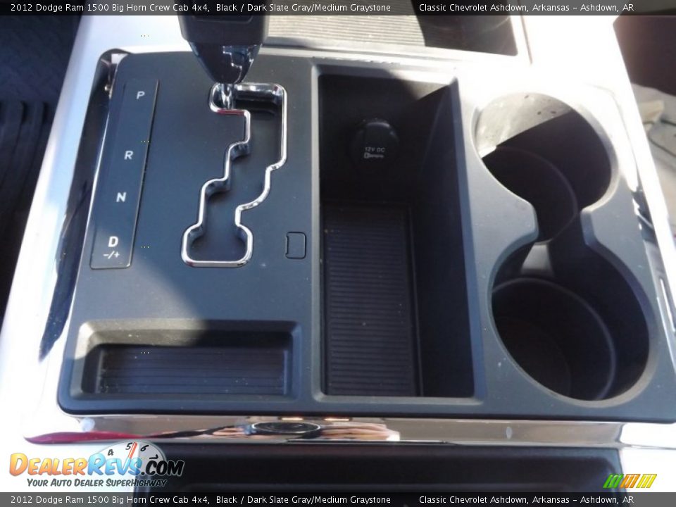 2012 Dodge Ram 1500 Big Horn Crew Cab 4x4 Black / Dark Slate Gray/Medium Graystone Photo #32
