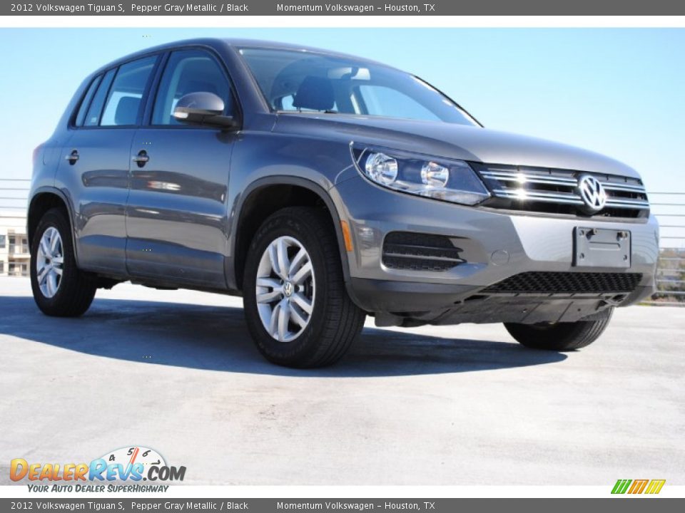 2012 Volkswagen Tiguan S Pepper Gray Metallic / Black Photo #1