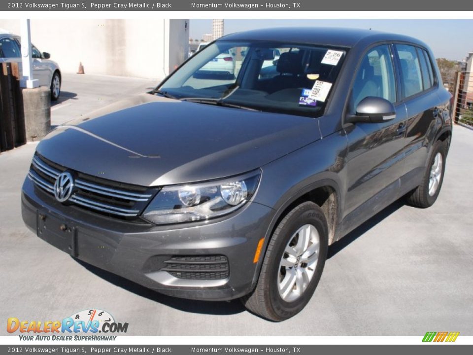 2012 Volkswagen Tiguan S Pepper Gray Metallic / Black Photo #3