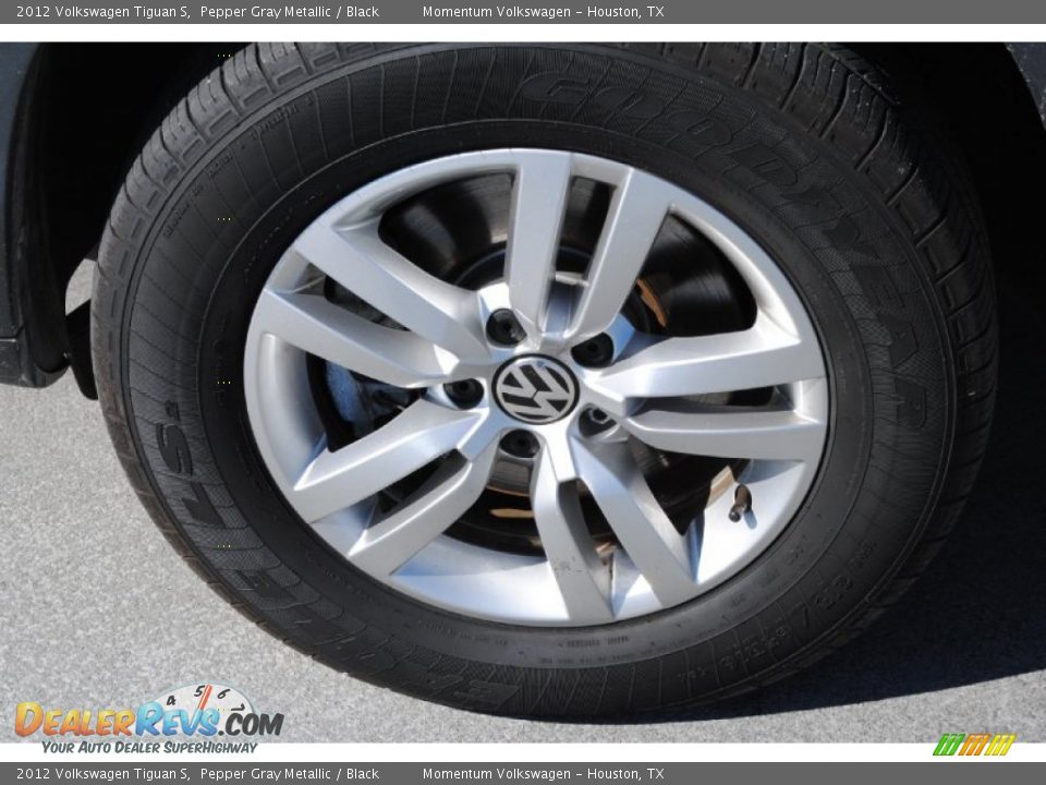 2012 Volkswagen Tiguan S Pepper Gray Metallic / Black Photo #4