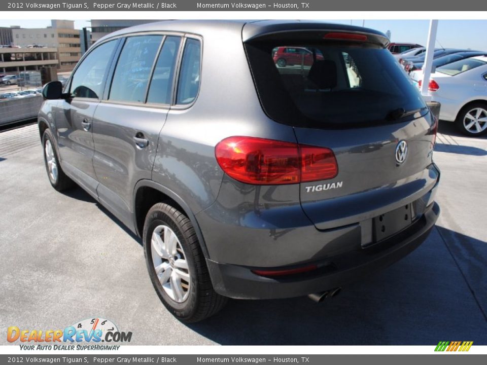 2012 Volkswagen Tiguan S Pepper Gray Metallic / Black Photo #5
