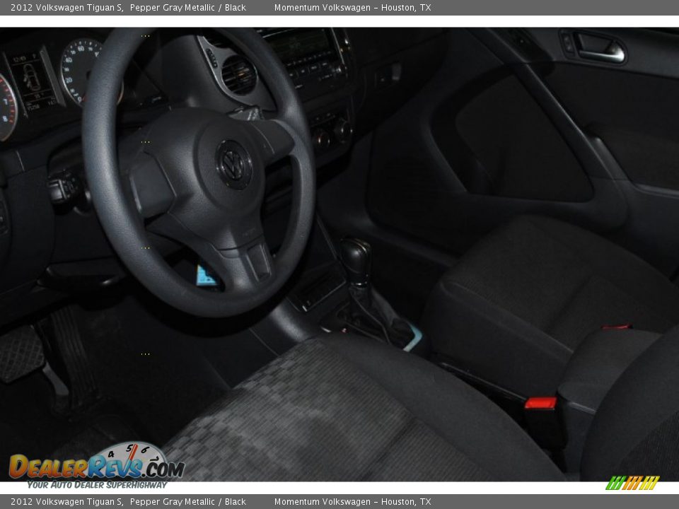 2012 Volkswagen Tiguan S Pepper Gray Metallic / Black Photo #10