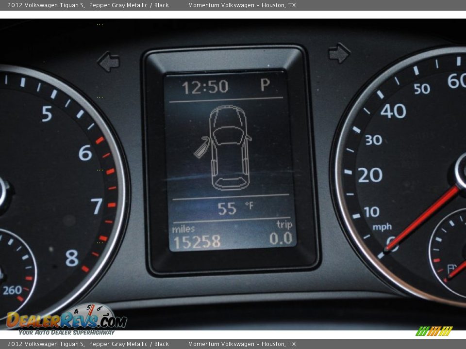 2012 Volkswagen Tiguan S Pepper Gray Metallic / Black Photo #24