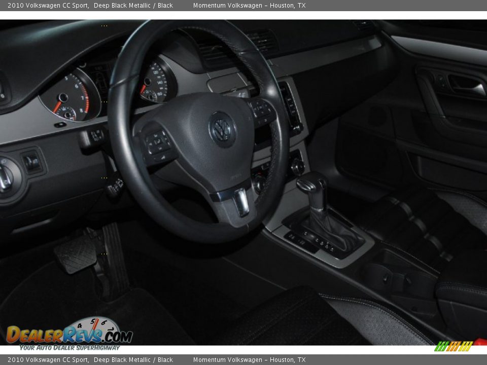 2010 Volkswagen CC Sport Deep Black Metallic / Black Photo #11