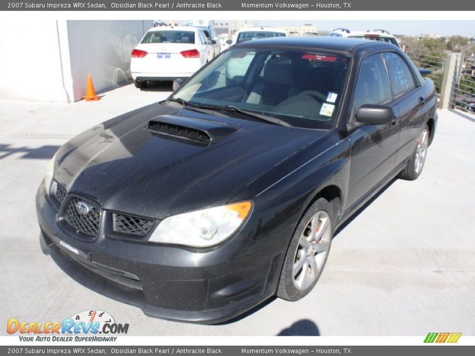 2007 Subaru Impreza WRX Sedan Obsidian Black Pearl / Anthracite Black Photo #3
