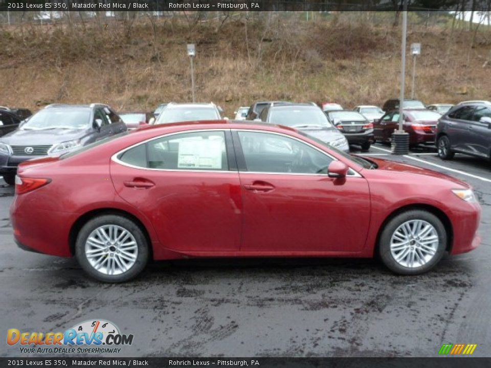 2013 Lexus ES 350 Matador Red Mica / Black Photo #5