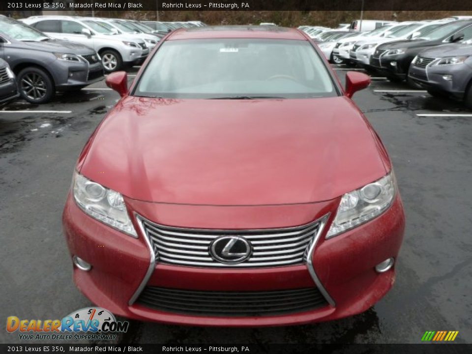 2013 Lexus ES 350 Matador Red Mica / Black Photo #7