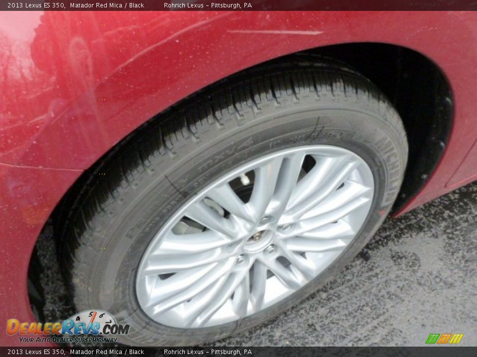 2013 Lexus ES 350 Matador Red Mica / Black Photo #9
