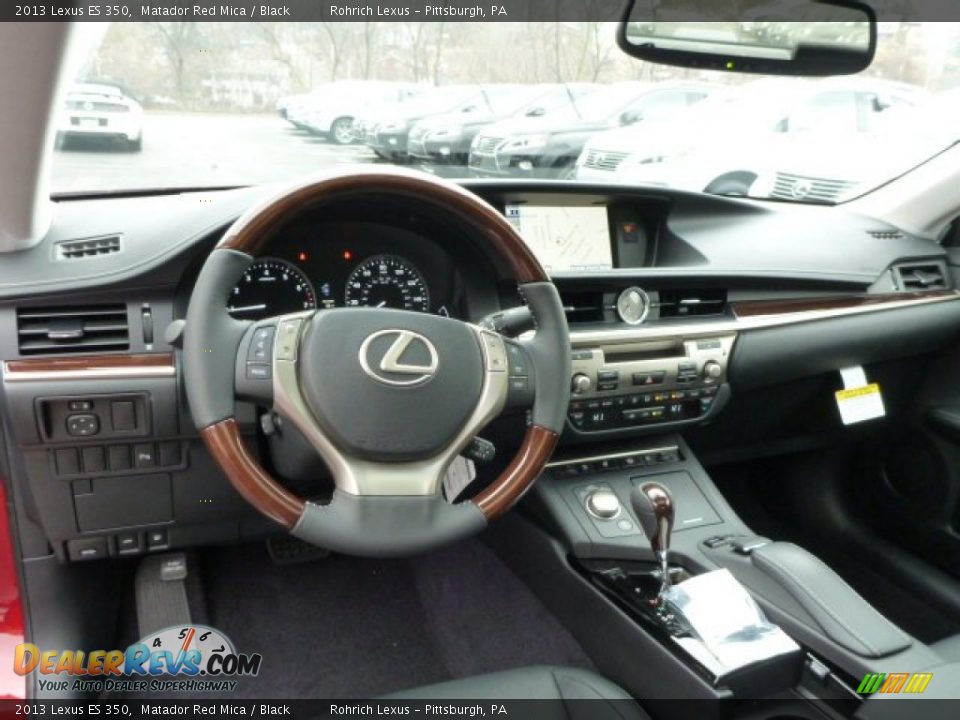 2013 Lexus ES 350 Matador Red Mica / Black Photo #12