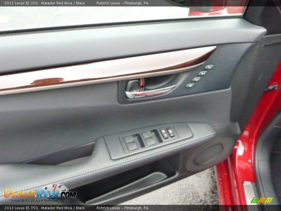 2013 Lexus ES 350 Matador Red Mica / Black Photo #14