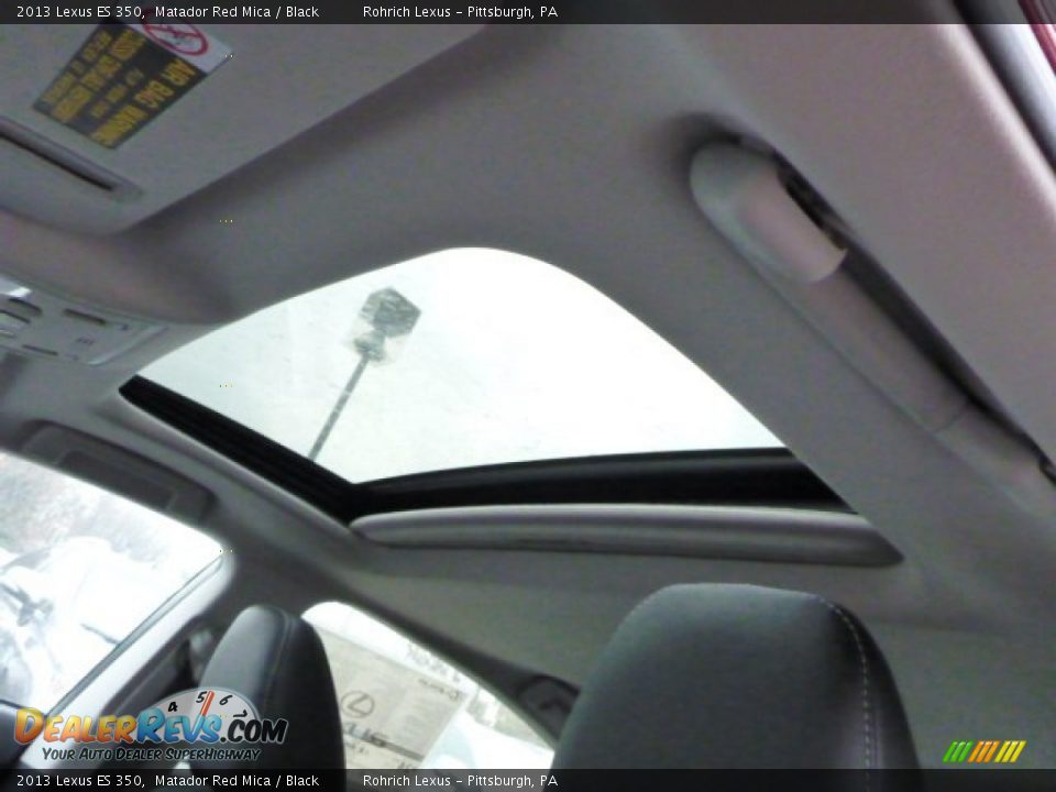 2013 Lexus ES 350 Matador Red Mica / Black Photo #15