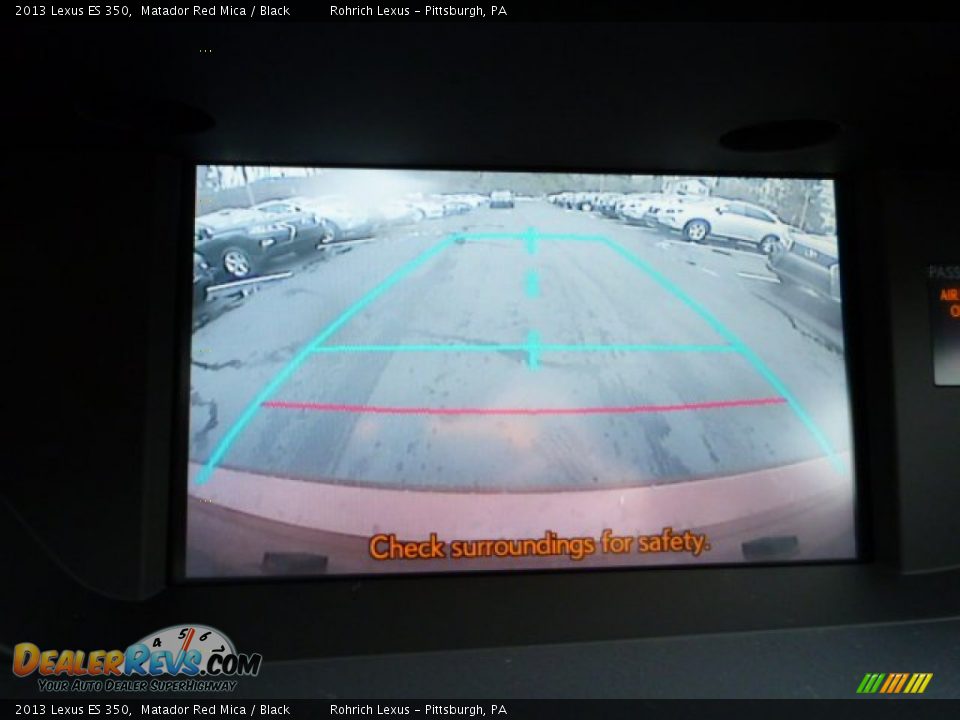 2013 Lexus ES 350 Matador Red Mica / Black Photo #17