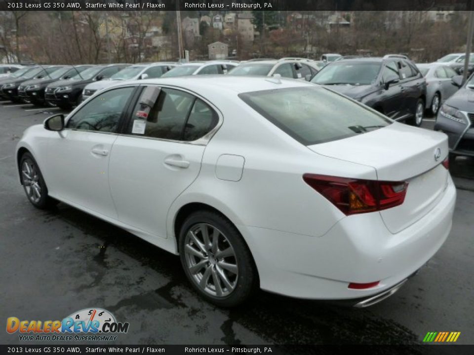 2013 Lexus GS 350 AWD Starfire White Pearl / Flaxen Photo #2