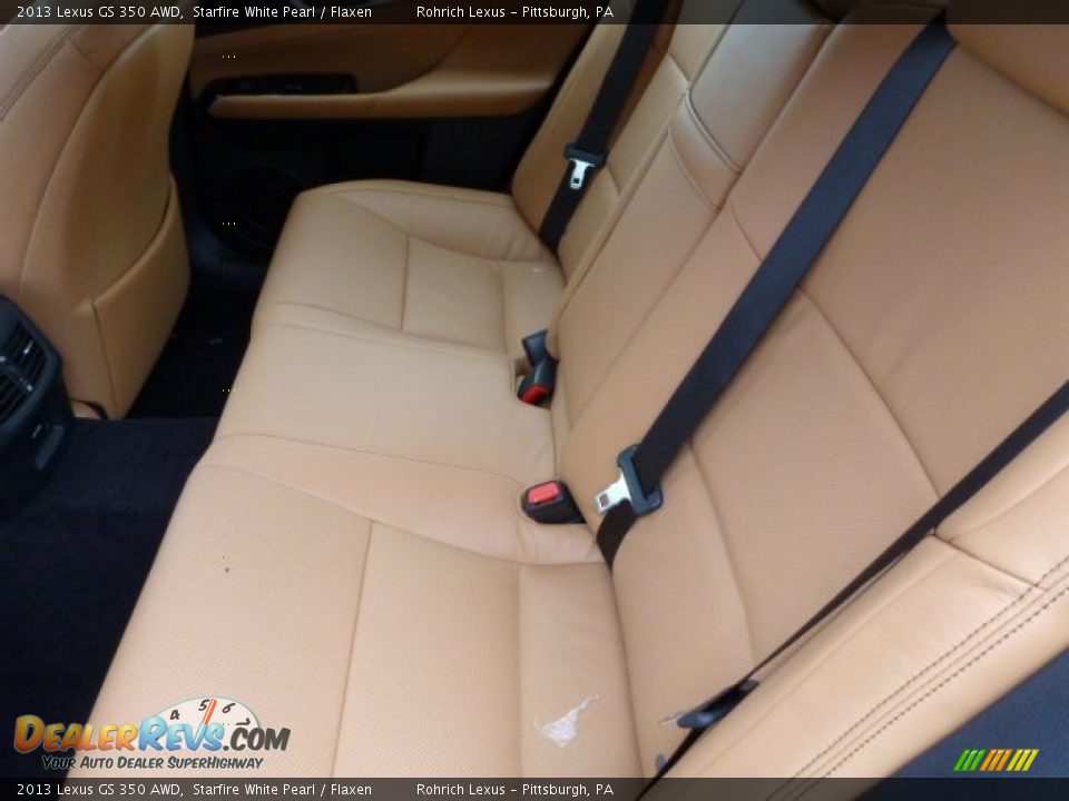 2013 Lexus GS 350 AWD Starfire White Pearl / Flaxen Photo #11