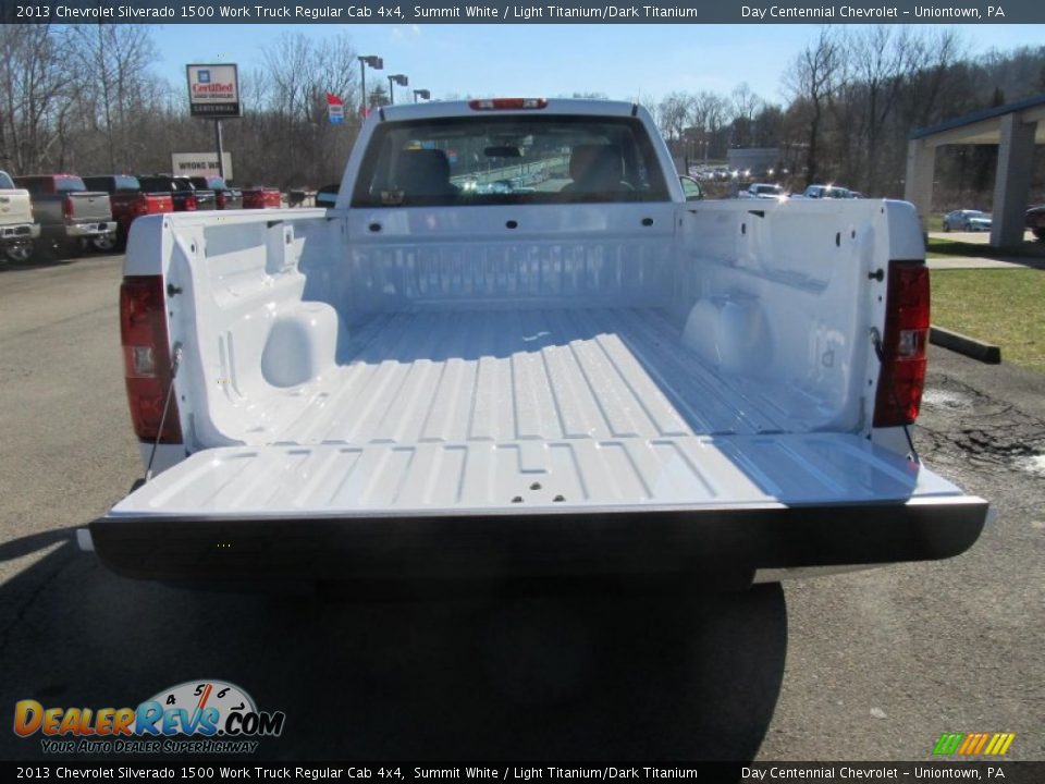 2013 Chevrolet Silverado 1500 Work Truck Regular Cab 4x4 Summit White / Light Titanium/Dark Titanium Photo #6