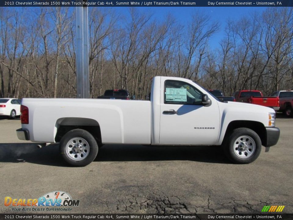 Summit White 2013 Chevrolet Silverado 1500 Work Truck Regular Cab 4x4 Photo #8