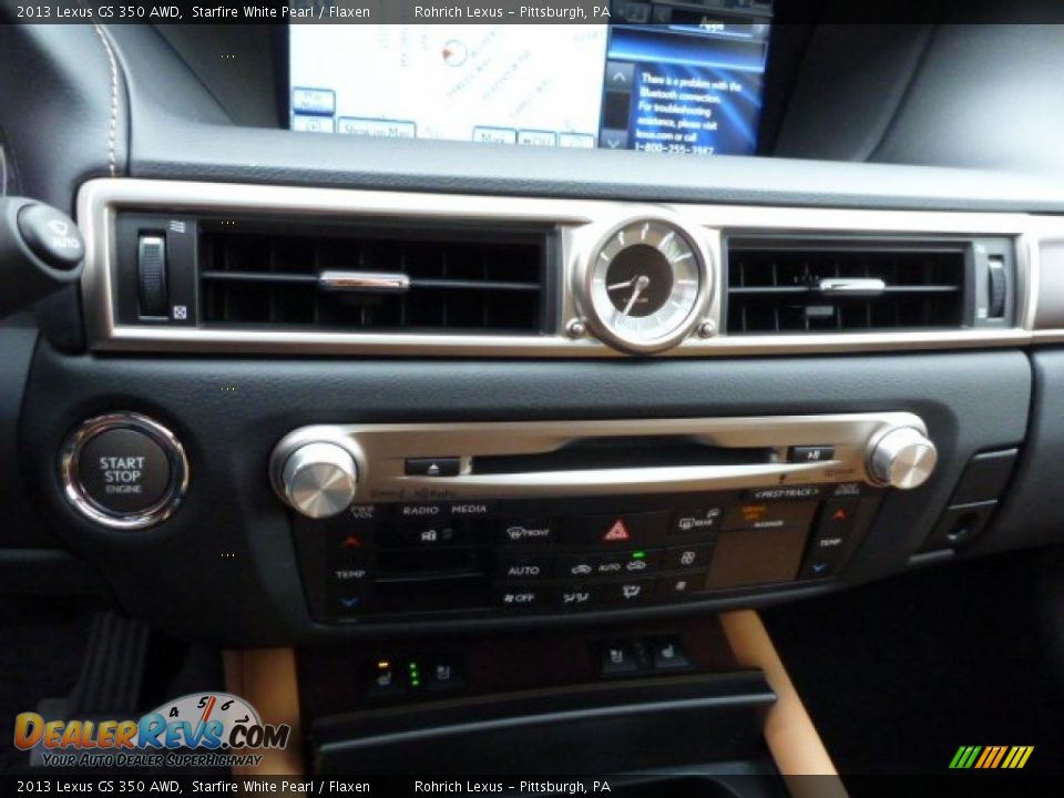2013 Lexus GS 350 AWD Starfire White Pearl / Flaxen Photo #19