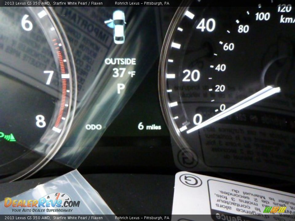 2013 Lexus GS 350 AWD Starfire White Pearl / Flaxen Photo #20