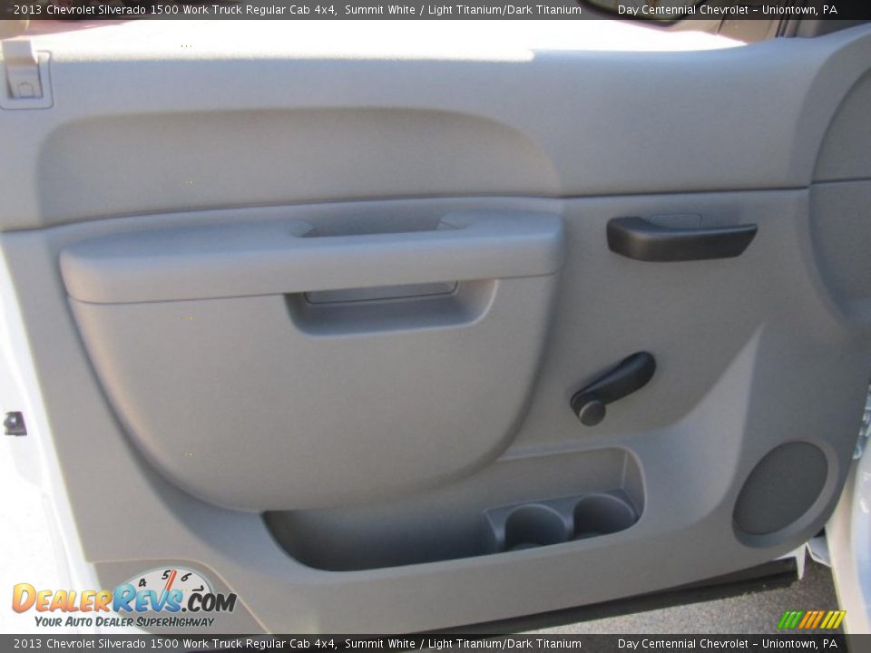 2013 Chevrolet Silverado 1500 Work Truck Regular Cab 4x4 Summit White / Light Titanium/Dark Titanium Photo #12