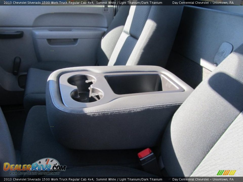 2013 Chevrolet Silverado 1500 Work Truck Regular Cab 4x4 Summit White / Light Titanium/Dark Titanium Photo #14