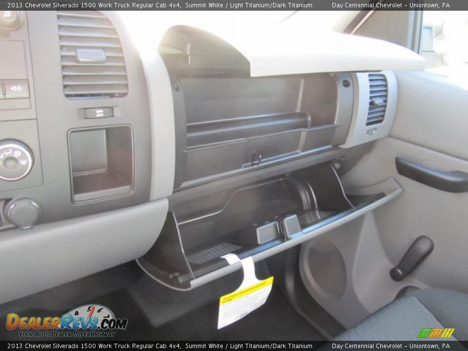 2013 Chevrolet Silverado 1500 Work Truck Regular Cab 4x4 Summit White / Light Titanium/Dark Titanium Photo #18