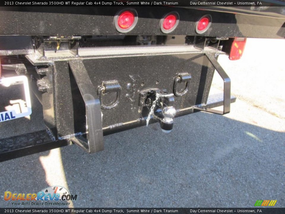 2013 Chevrolet Silverado 3500HD WT Regular Cab 4x4 Dump Truck Summit White / Dark Titanium Photo #6
