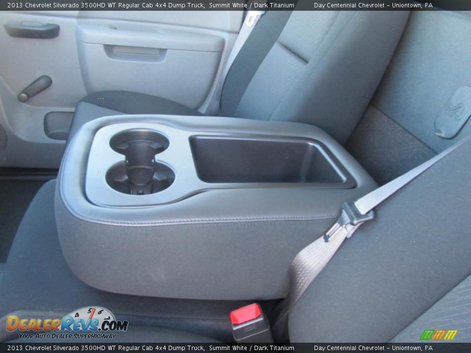 2013 Chevrolet Silverado 3500HD WT Regular Cab 4x4 Dump Truck Summit White / Dark Titanium Photo #17
