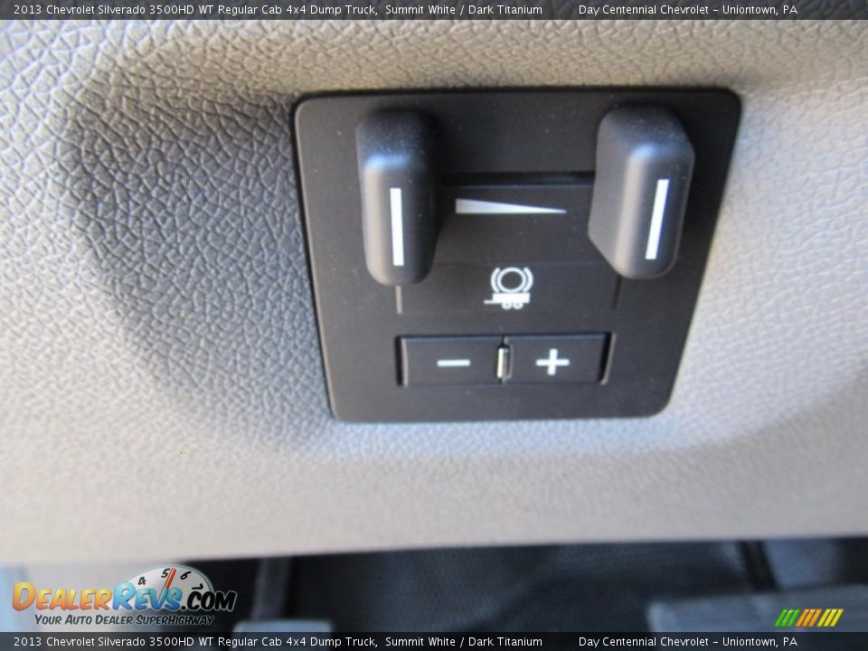 Controls of 2013 Chevrolet Silverado 3500HD WT Regular Cab 4x4 Dump Truck Photo #18