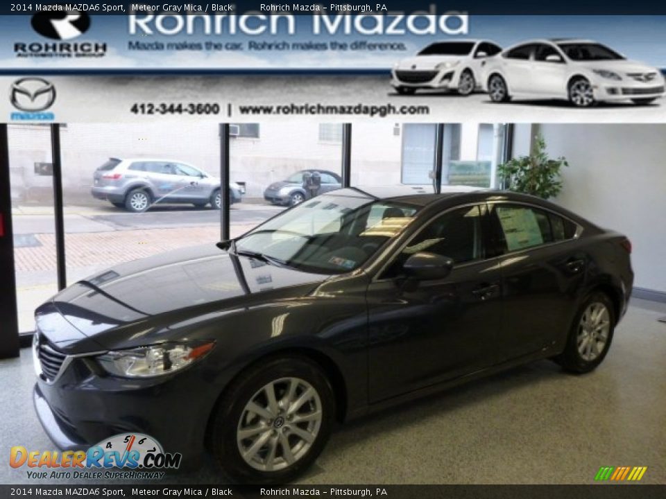 2014 Mazda MAZDA6 Sport Meteor Gray Mica / Black Photo #1