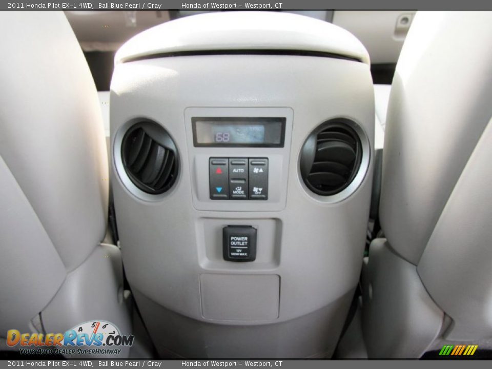 2011 Honda Pilot EX-L 4WD Bali Blue Pearl / Gray Photo #13