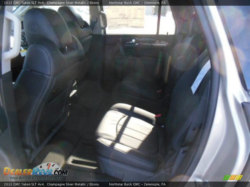 2013 GMC Yukon SLT 4x4 Champagne Silver Metallic / Ebony Photo #13